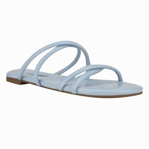 Nine West Beva Flat Slides - Light Blue - Ireland (ID8402516)